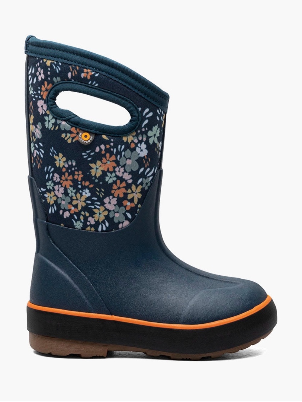 Bogs Kid Classic Boot in Indigo Floral